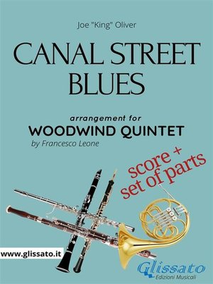 cover image of Canal Street Blues--Woodwind Quintet score & parts